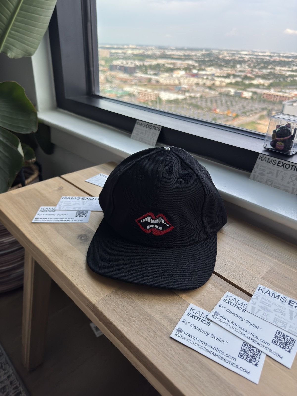 Chrome Hearts “Matty Boy Chomper” Leather Strap back Hat Hats