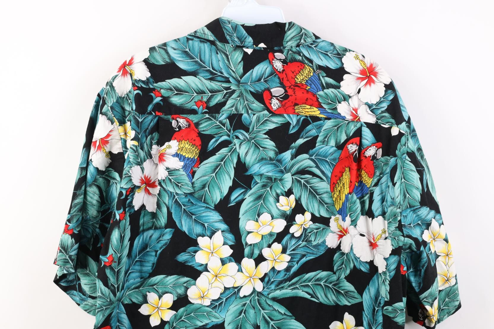 Vintage Vintage 90s Magnum PI Tom Selleck Parrot Button Shirt Size US L / EU 52-54 / 3 - 11 Thumbnail