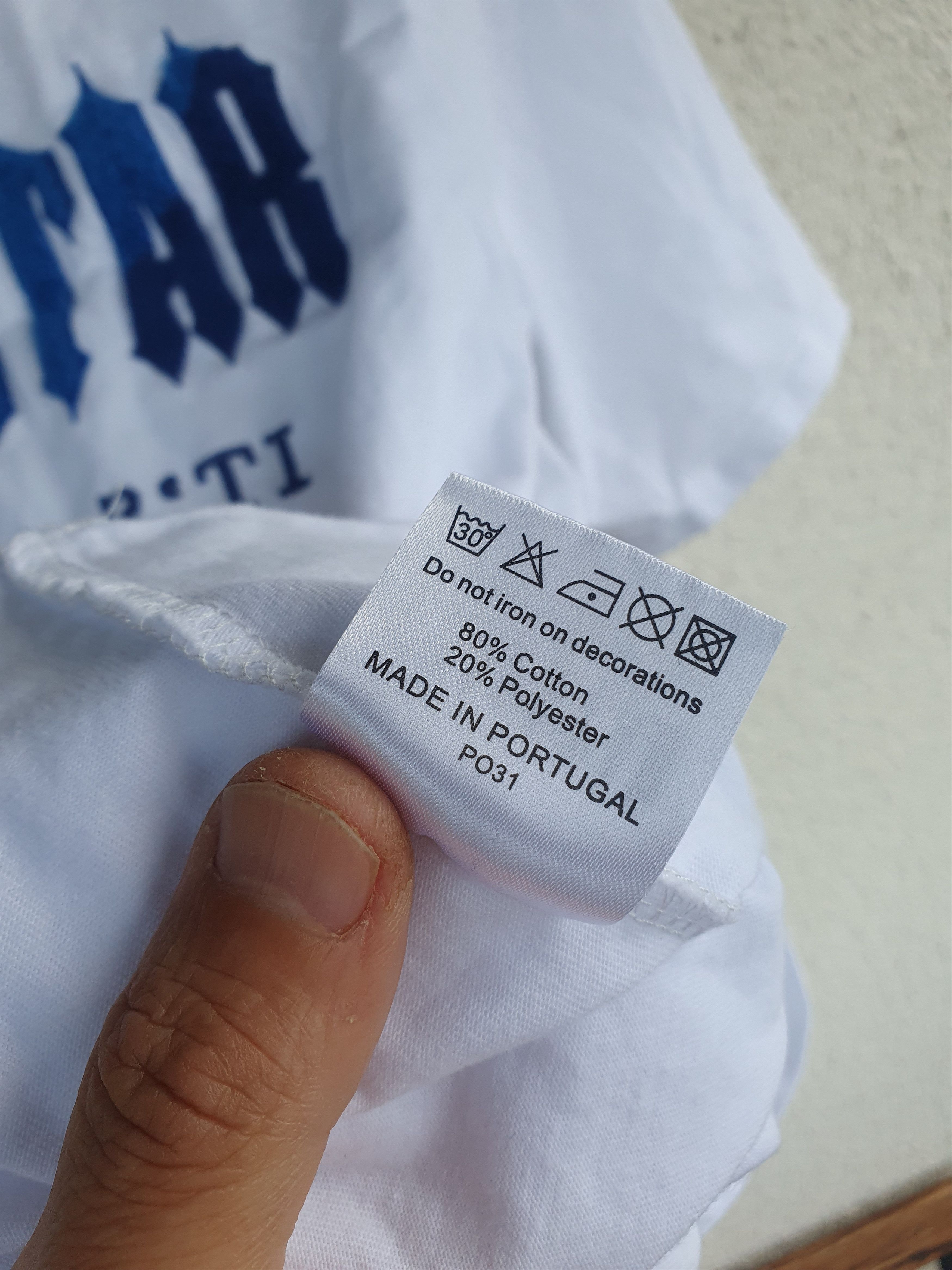 Trapstar London Trapstar Chenille Decoded Ice White t-shirt sz M Size US M / EU 48-50 / 2 - 9 Thumbnail
