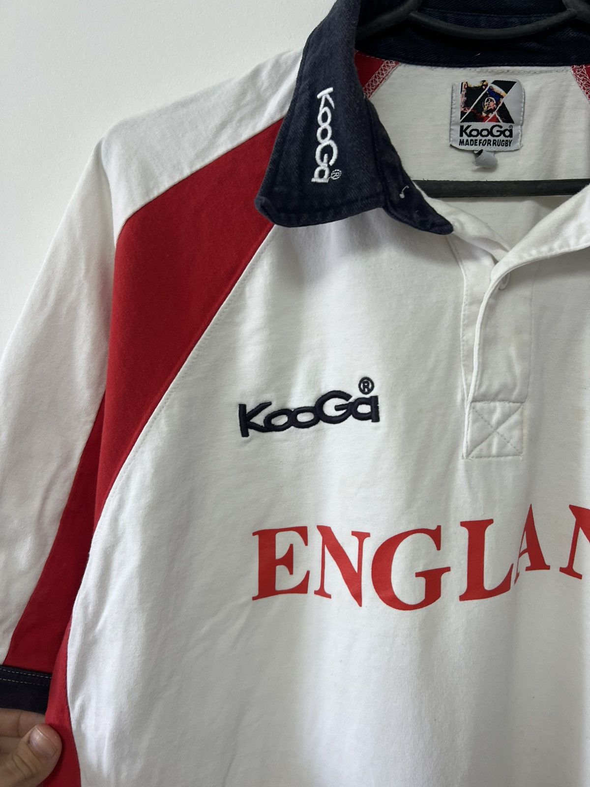 Vintage England Rugby Union Jersey Kooga Short Sleeve T shirt sz XXL Size US XXL / EU 58 / 5 - 4 Thumbnail