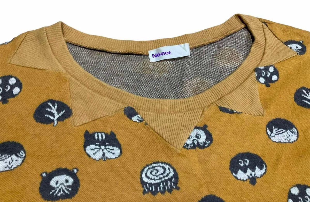 Ne-Net 🔥Vintage Ne-Net By Issey Miyake Sweatshirt Overprinted Size US M / EU 48-50 / 2 - 4 Thumbnail