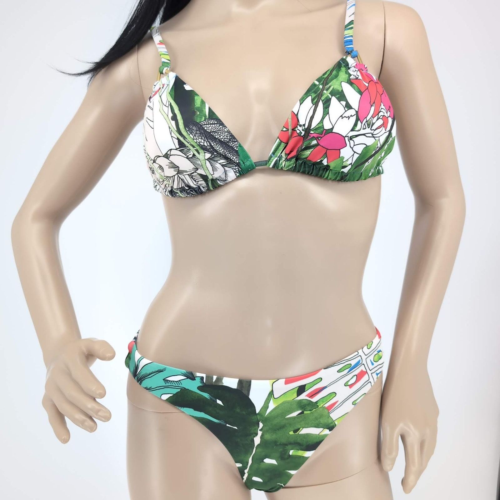 NWT​ Christian Lacroix x Swiminista 2 Piece Bikini Set Sz XS