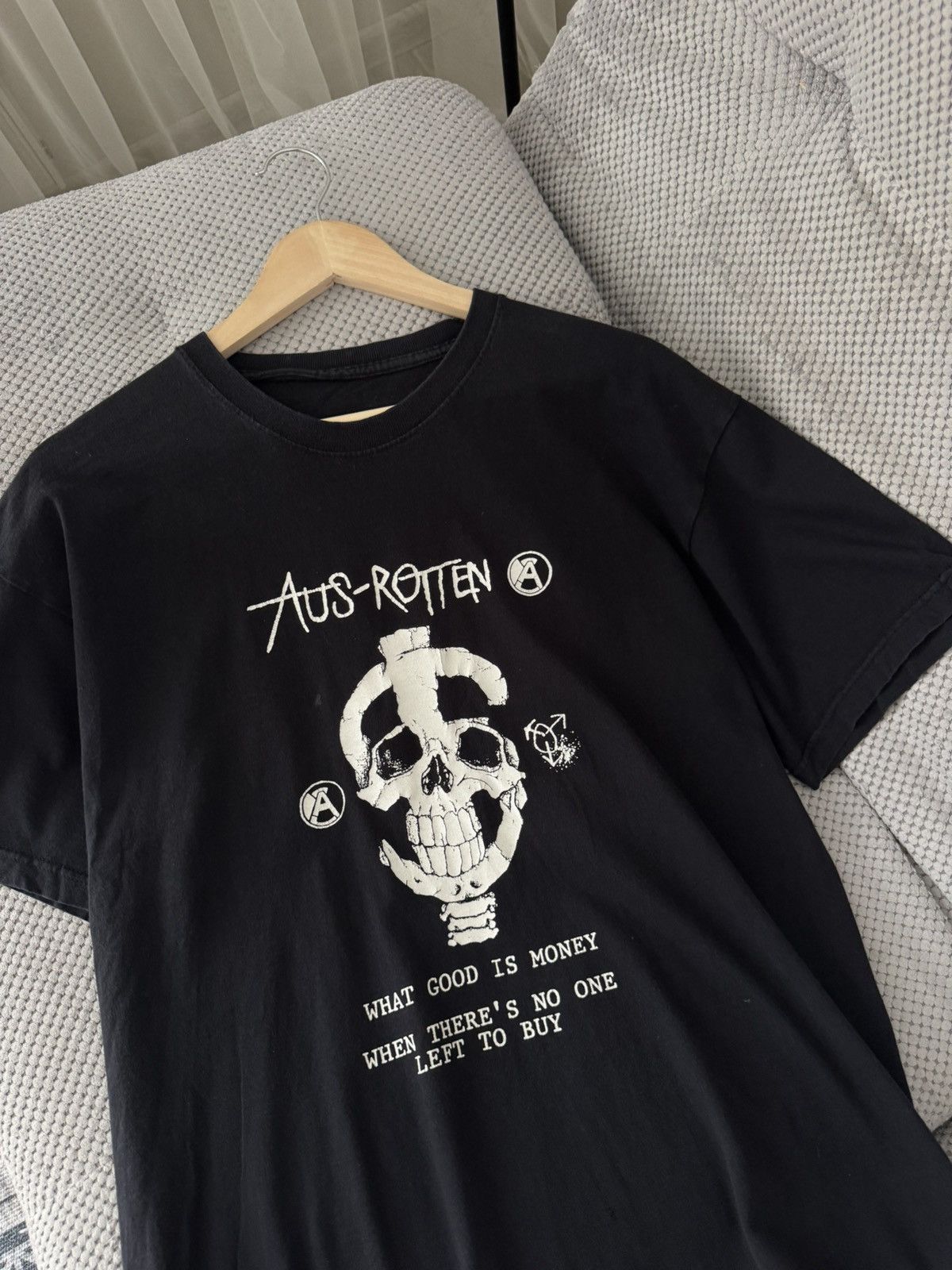 Band Tees Aus Rotten Vintage Black Tee Size US M / EU 48-50 / 2 - 3 Thumbnail