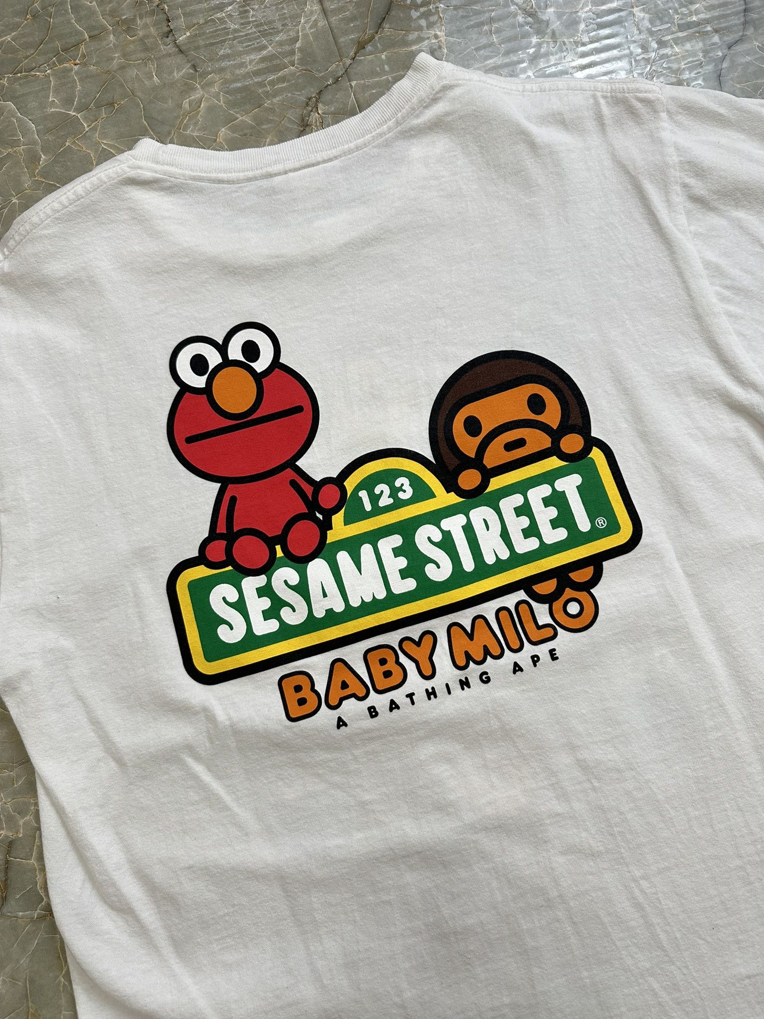 Bape OG 2015 Sesame Street Monogram Tee Size US M / EU 48-50 / 2 - 6 Thumbnail