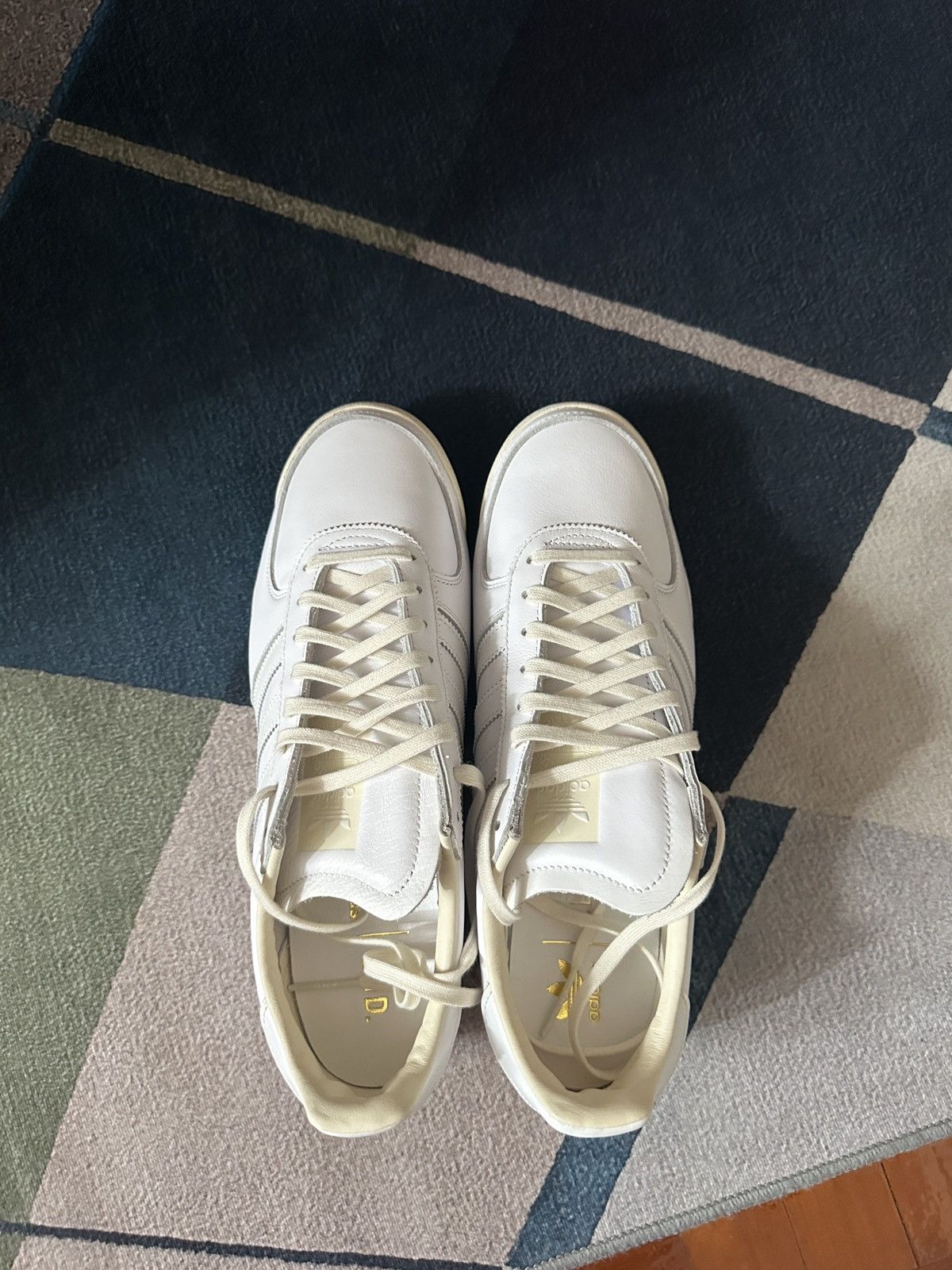 Adidas × END. END. Clothing x Adidas ‘Milano’ sneaker in white Size US 10 / EU 43 - 2 Thumbnail