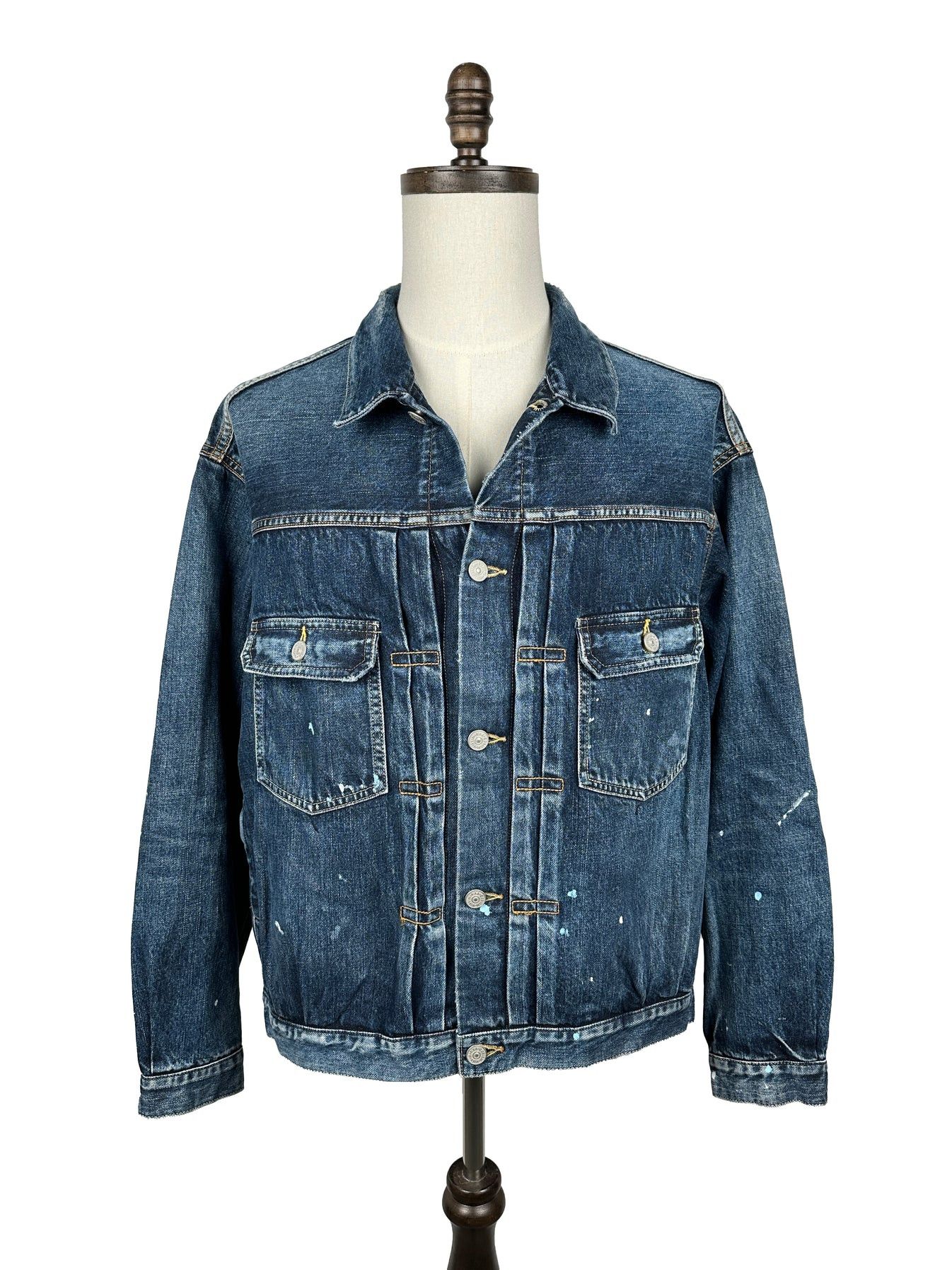 Visvim SS 101XX JKT DMGD MUD OD | Grailed