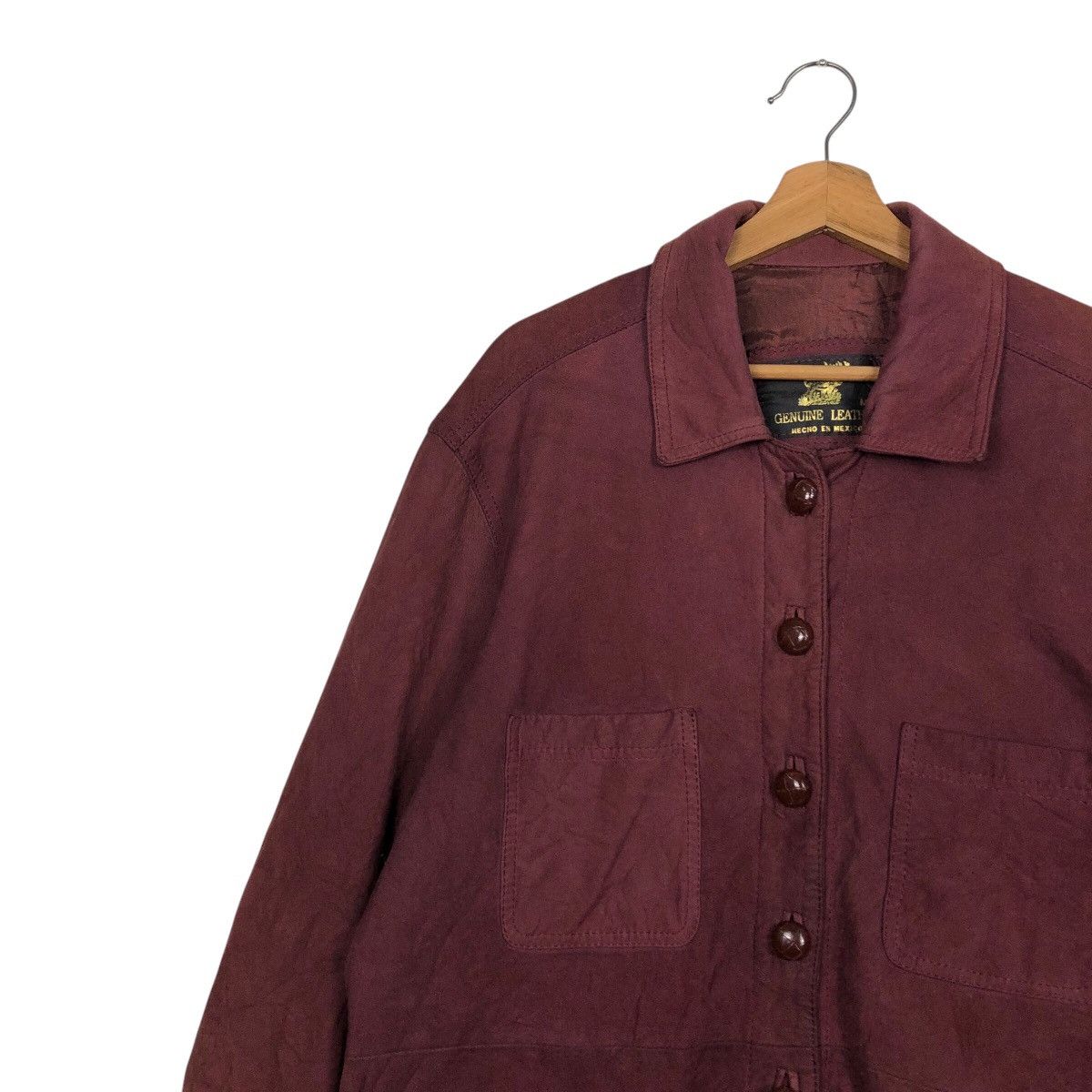 Japanese Brand Vintage Genuine Leather Biker Jacket Unbranded Issey Miyake Size US M / EU 48-50 / 2 - 8 Thumbnail