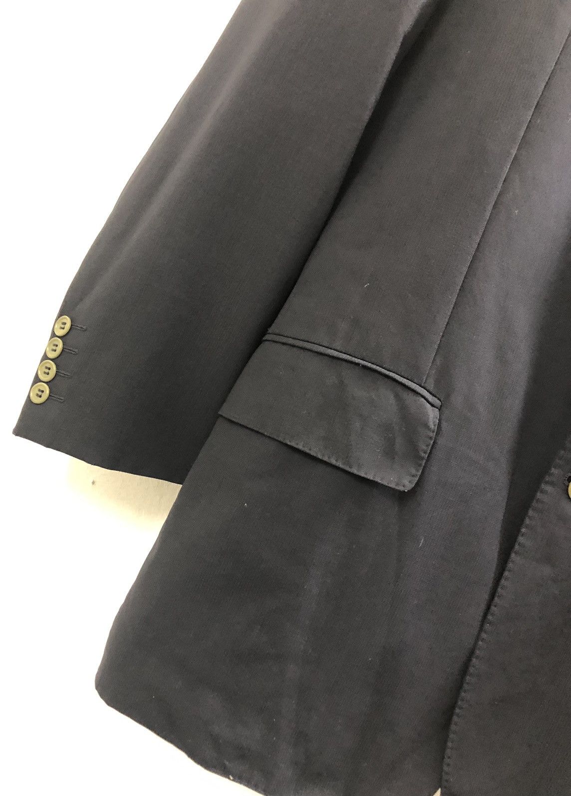 Givenchy Vintage MONSIEUR by GIVENCHY Classic Navy Wool Blazer Size US S / EU 44-46 / 1 - 6 Thumbnail