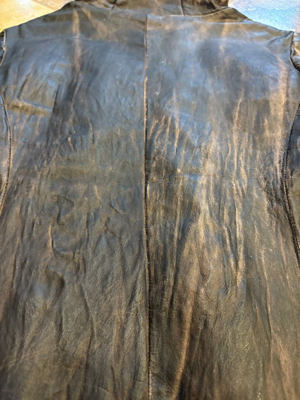 Shellac Vintage Patina Shellac Pocket Leather Hoodie Size US S / EU 44-46 / 1 - 7 Thumbnail