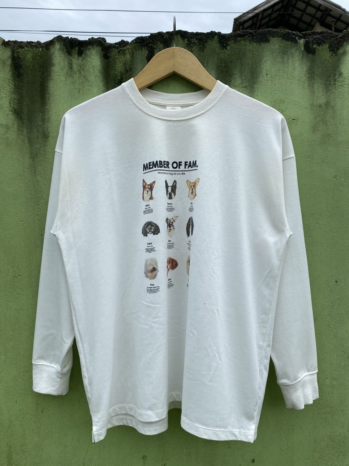 Japanese Brand Niko and … Member Of Fam Doglover Family Longsleeve Tshirt Size US M / EU 48-50 / 2 - 1 Thumbnail