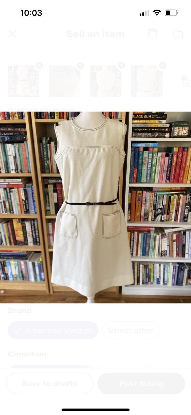 Other Butte Knit 60s mod dress Size L / US 10 / IT 46 - 1 Thumbnail