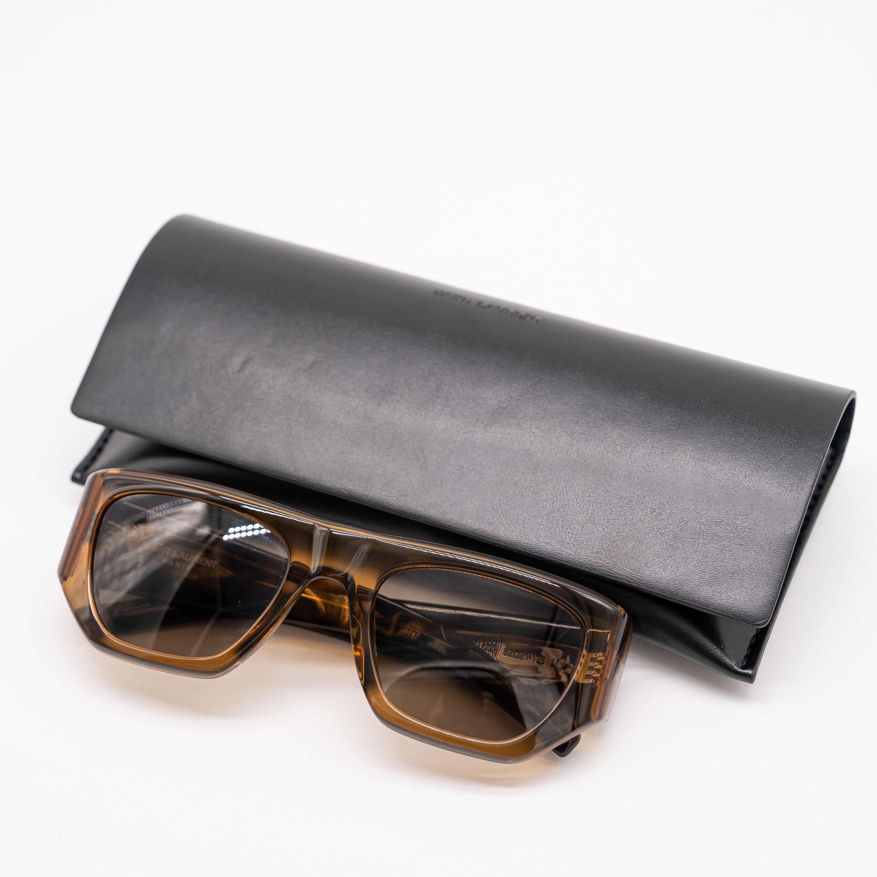 Gucci Gucci GG1839S Rectangular Frame Tortoise Acetate Sunglasses Size ONE SIZE - 10 Thumbnail