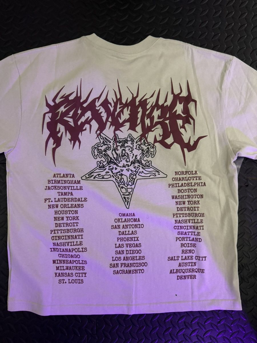 City Morgue × Revenge Revenge City Morgue Metal Tee Cream Size US L / EU 52-54 / 3 - 3 Thumbnail