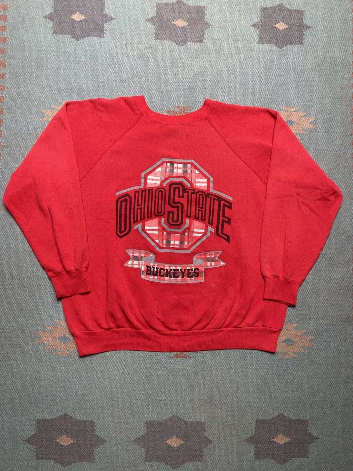 Vintage 80s crewneck sweatshirt ohio state university buckeyes XXL Size US XXL / EU 58 / 5 - 1 Thumbnail