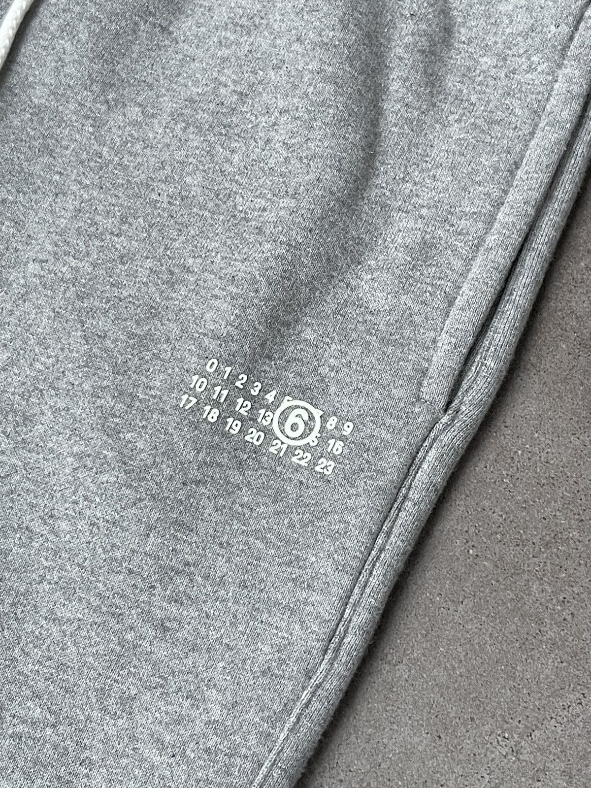 Maison Margiela !DS! SS23 Maison Margiela Numbers Grey Bonded Sweatpants Size 34" / US 12 / IT 48 - 17 Thumbnail