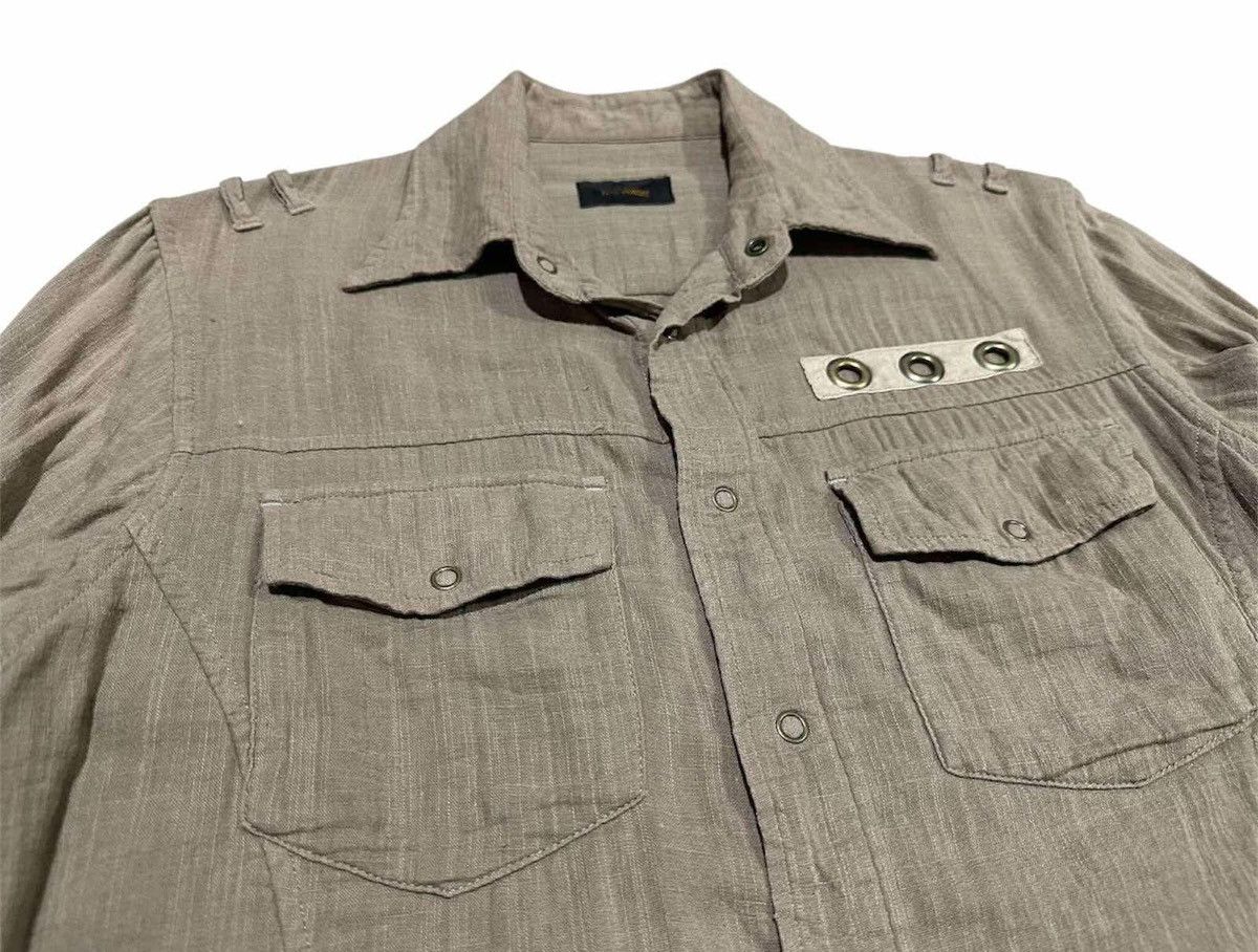 Tete Homme 🔥Sick Y2K Tete Homme Military Punk Shirt Size US M / EU 48-50 / 2 - 2 Thumbnail