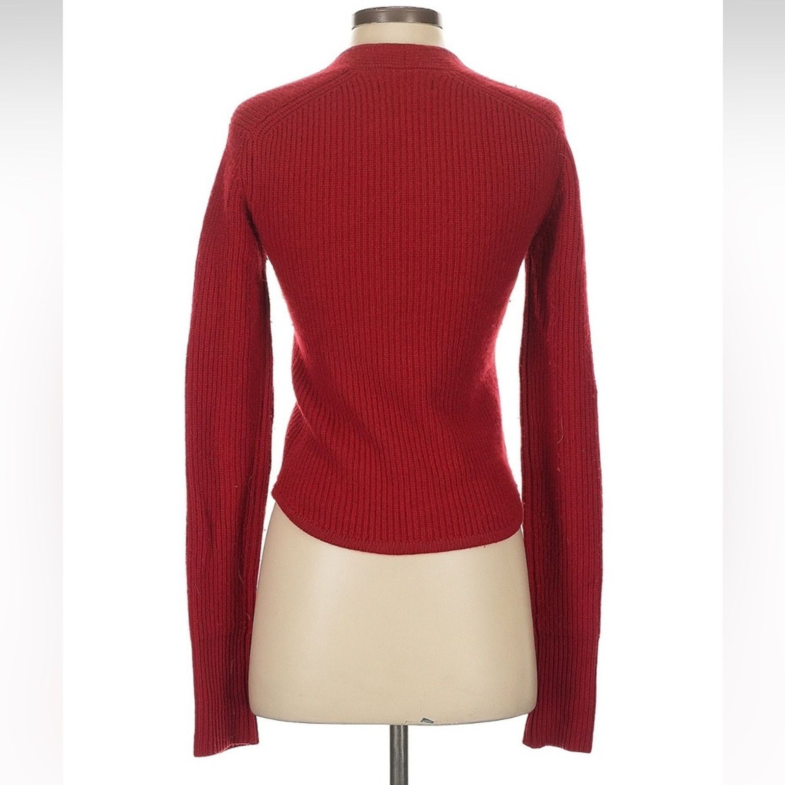 Isabel Marant Isabel Marant Bailey Wool-Cashmere Sweater - Size 2 - Red Size XS / US 0-2 / IT 36-38 - 4 Thumbnail