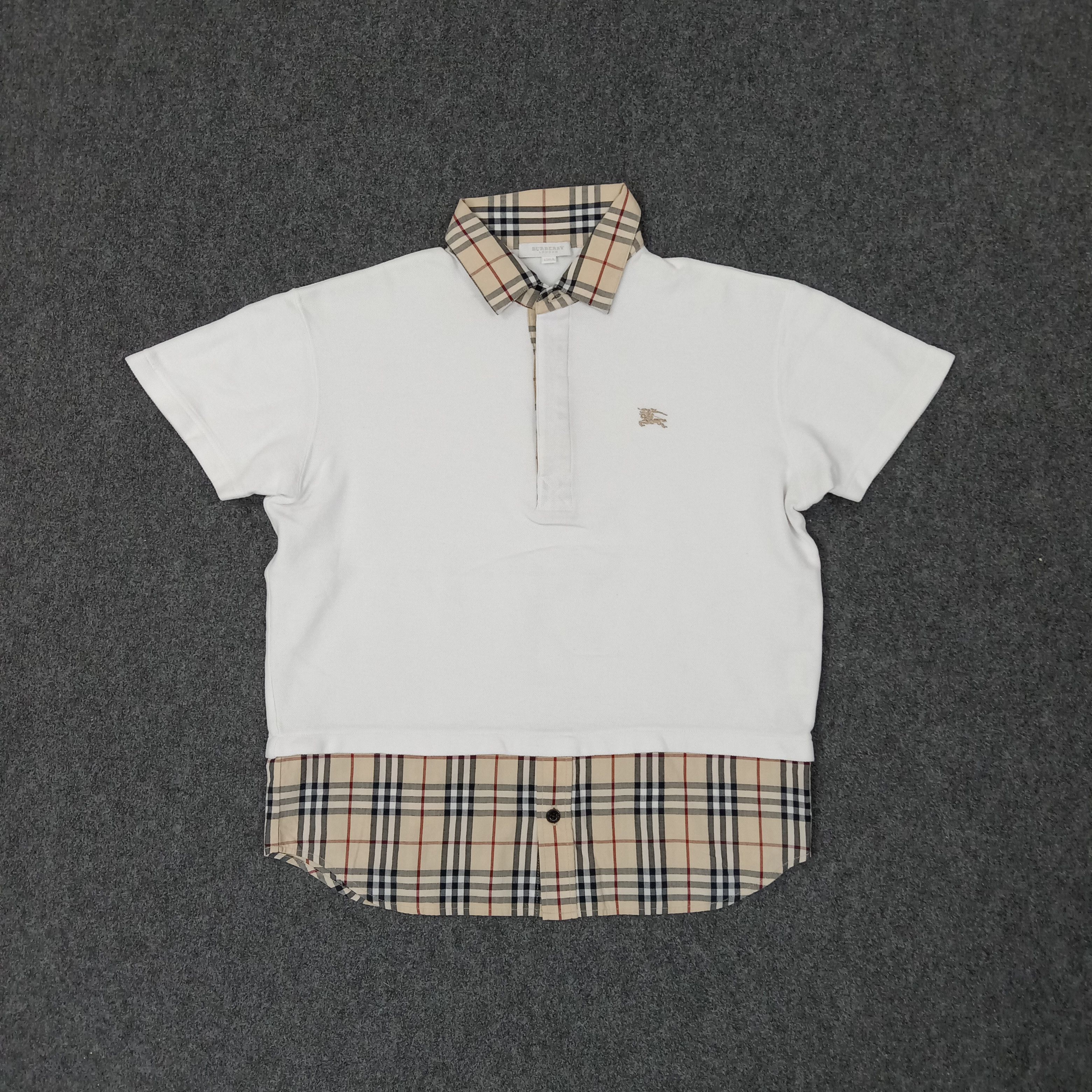 Burberry Burberry London Nova Check Designer Polos C249N49 Size M / US 6-8 / IT 42-44 - 1 Thumbnail