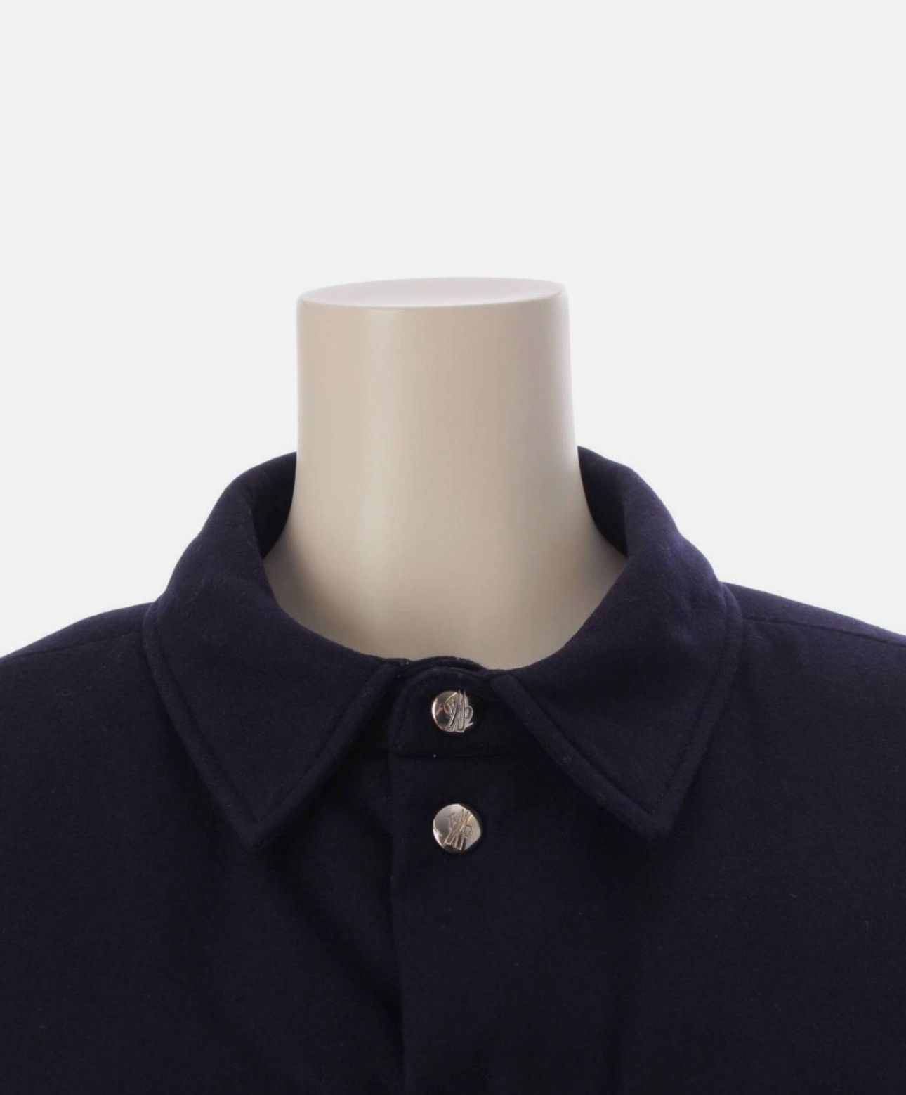 Moncler MIRMANDIX Cashmere Wool Down Jacket Outerwear Navy Size US S / EU 44-46 / 1 - 5 Thumbnail