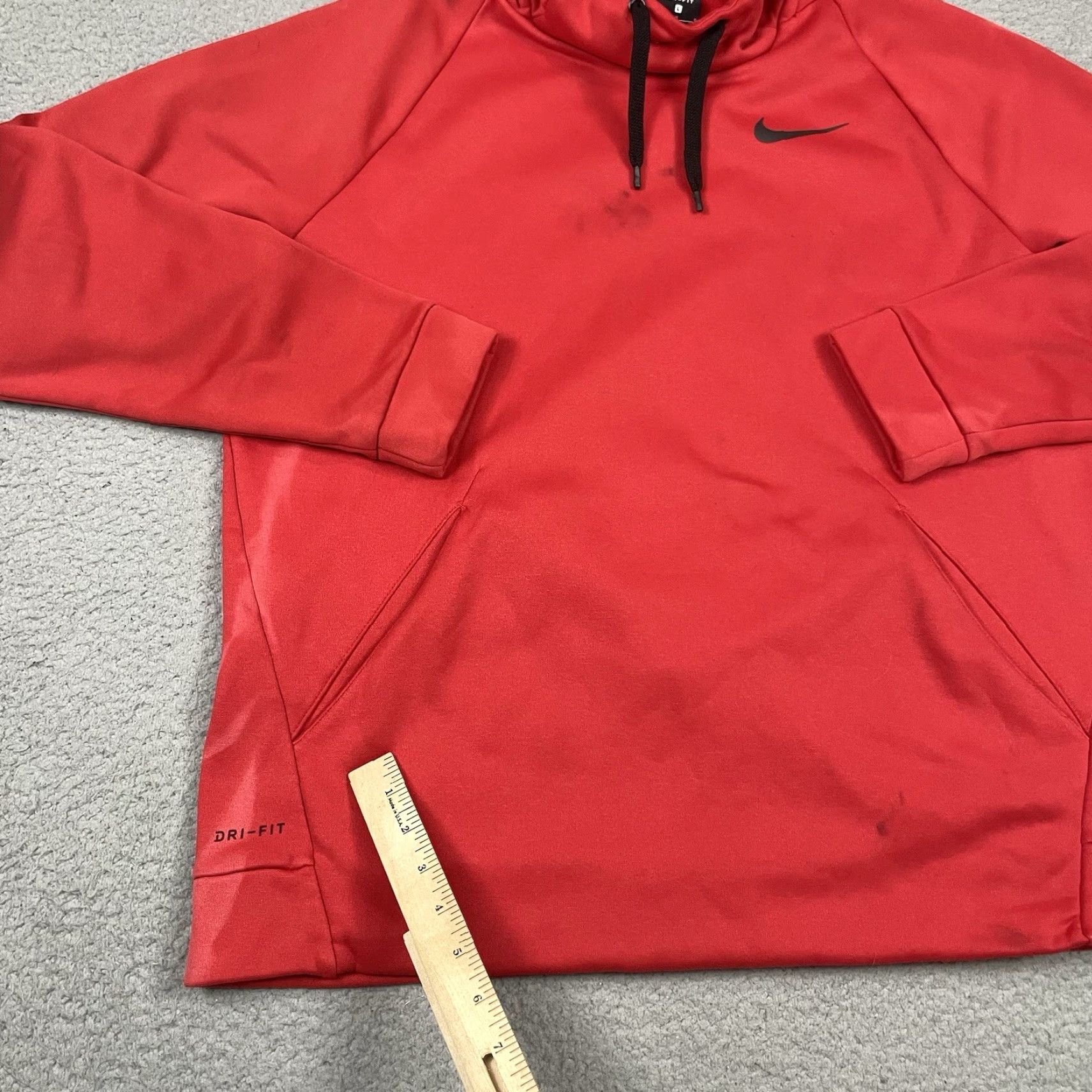 Nike Nike Sweatshirt Mens L Red Pullover Dry Fit Black Tag Activewear Casual Hoodie L Size US L / EU 52-54 / 3 - 7 Thumbnail