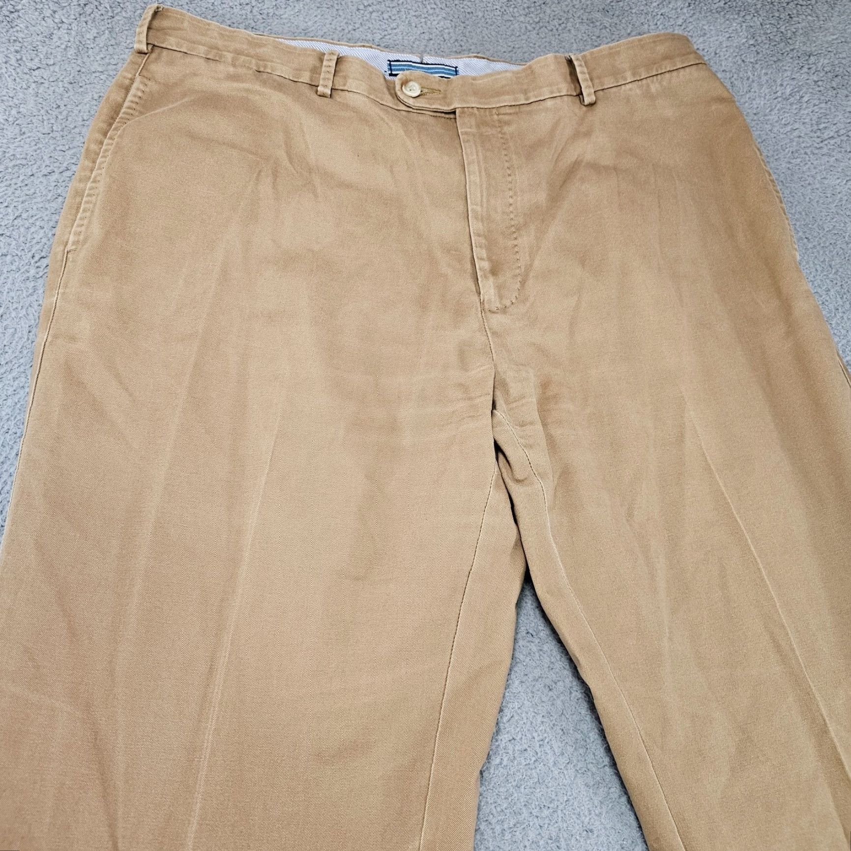 Peter Millar Peter Millar Pants Mens 36x33 Khaki Straight Fit Knit Chino Casual Business Formal Golf 90s? No vintage. Size US 36 / EU 52 - 2 Thumbnail
