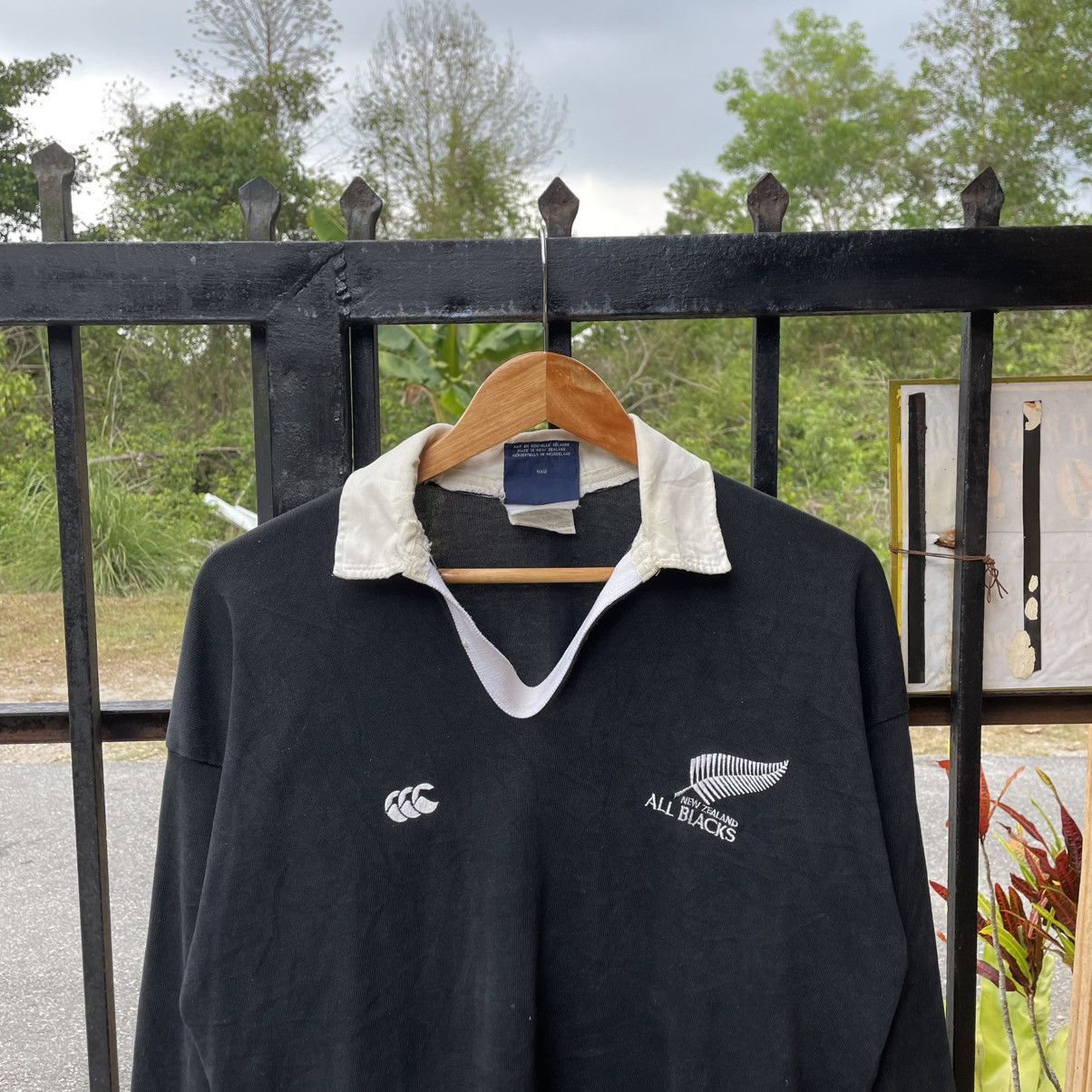 Canterbury of New Zealand 🔥Vintage Canterbury New Zealand All Blacks Rugby Shirts Size US L / EU 52-54 / 3 - 4 Thumbnail