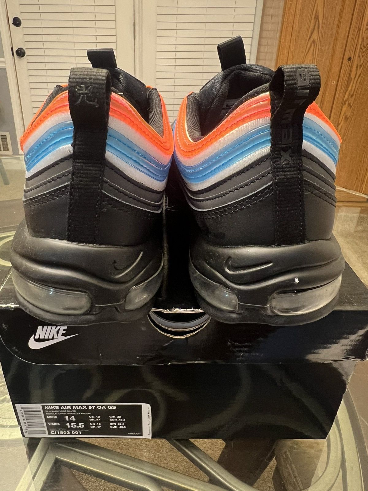 Nike Nike Air Max 97 On Air: Neon Seoul Size US 14 / EU 47 - 5 Thumbnail