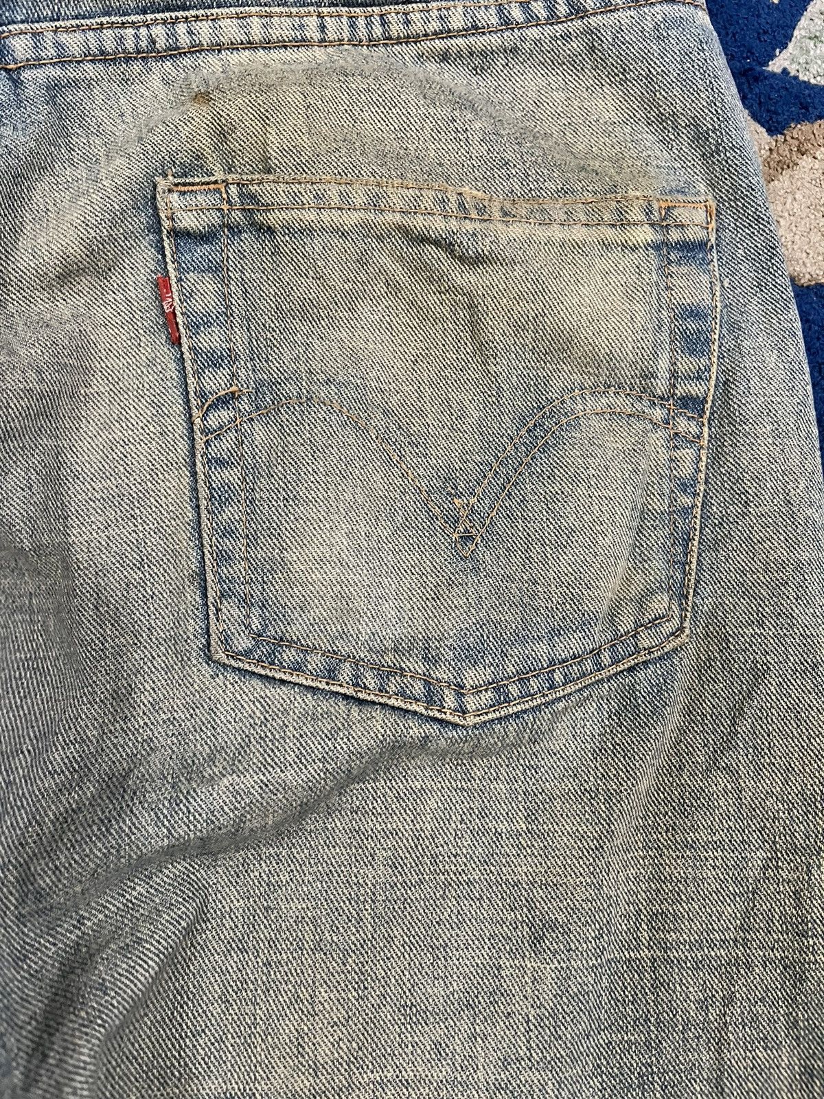 Levi's × Levi's Vintage Clothing Vintage Levi’s 534 Mudwash Grunge Wide Leg Denim Size US 31 - 6 Thumbnail