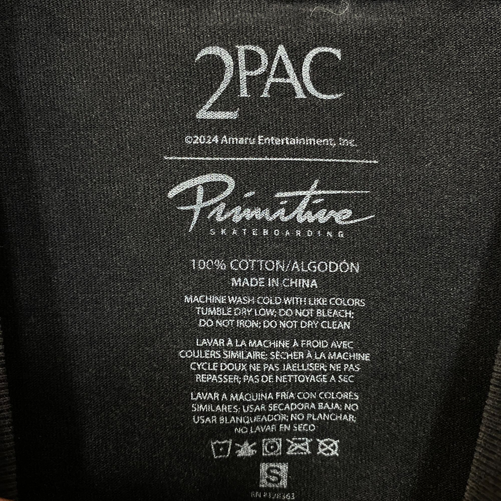 Primitive Primitive x Tupac Double Finger Hip-Hop T-Shirt Small Size US S / EU 44-46 / 1 - 4 Thumbnail