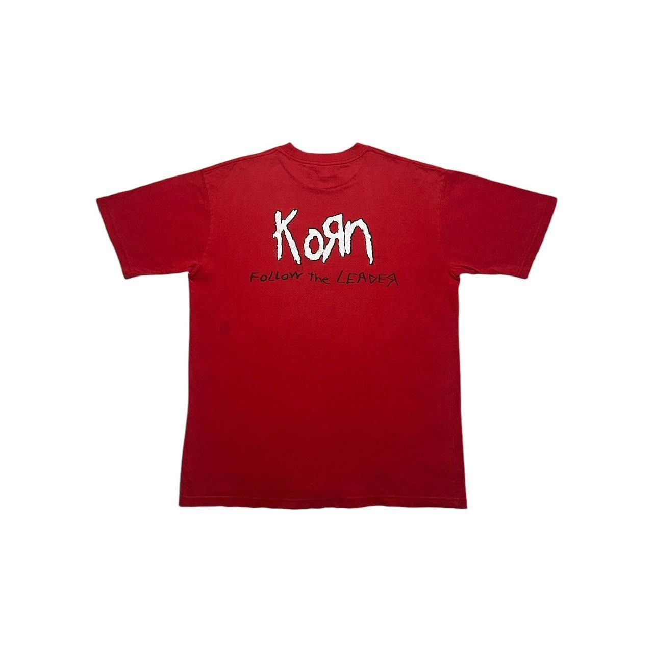 Band Tees × Vintage Vintage Korn Follow Your Leader T-Shirt Size US XL / EU 56 / 4 - 2 Thumbnail
