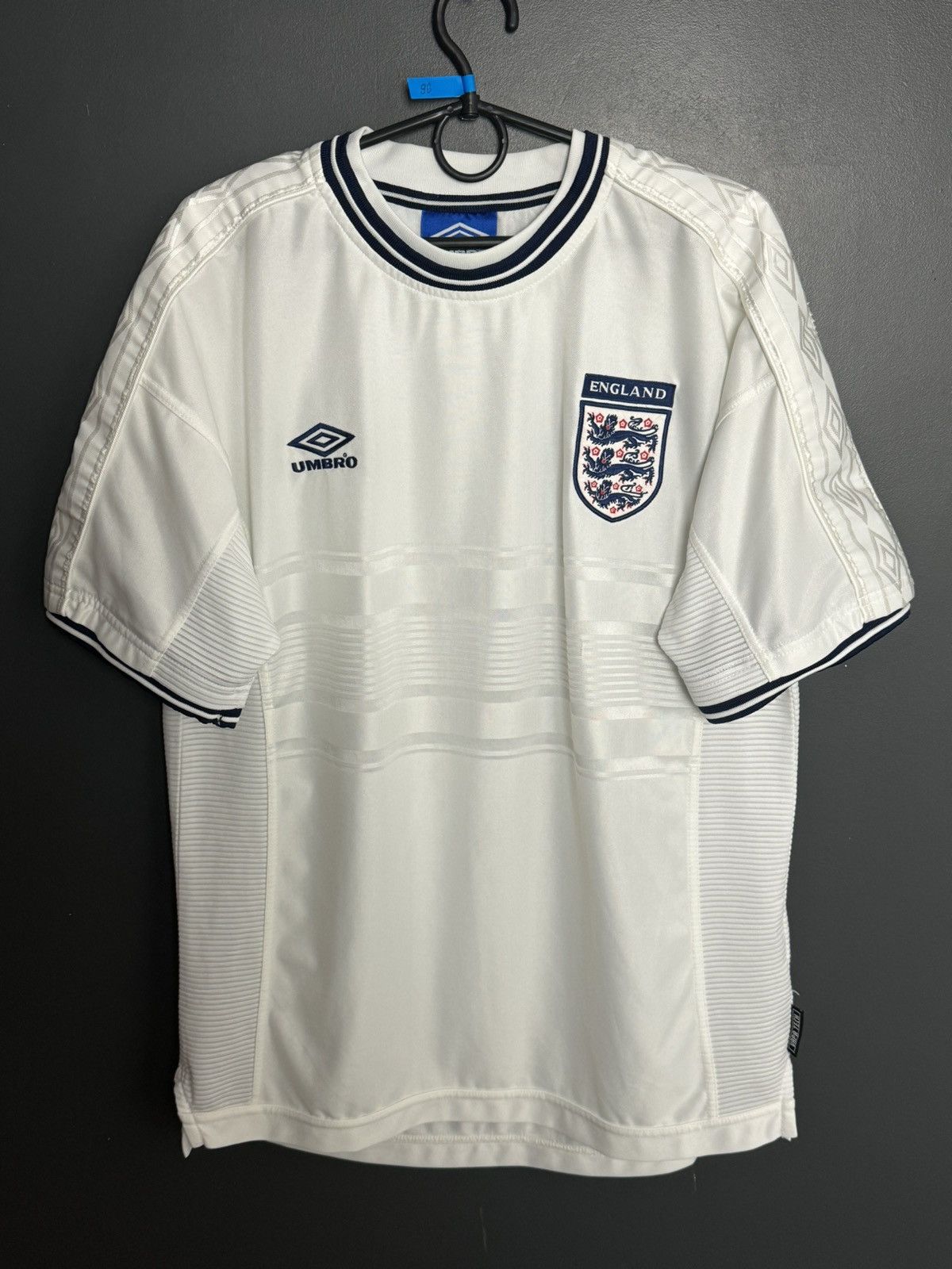 Umbro England National Team 99/01 Home Football Jersey T-Shirt Size US L / EU 52-54 / 3 - 1 Thumbnail