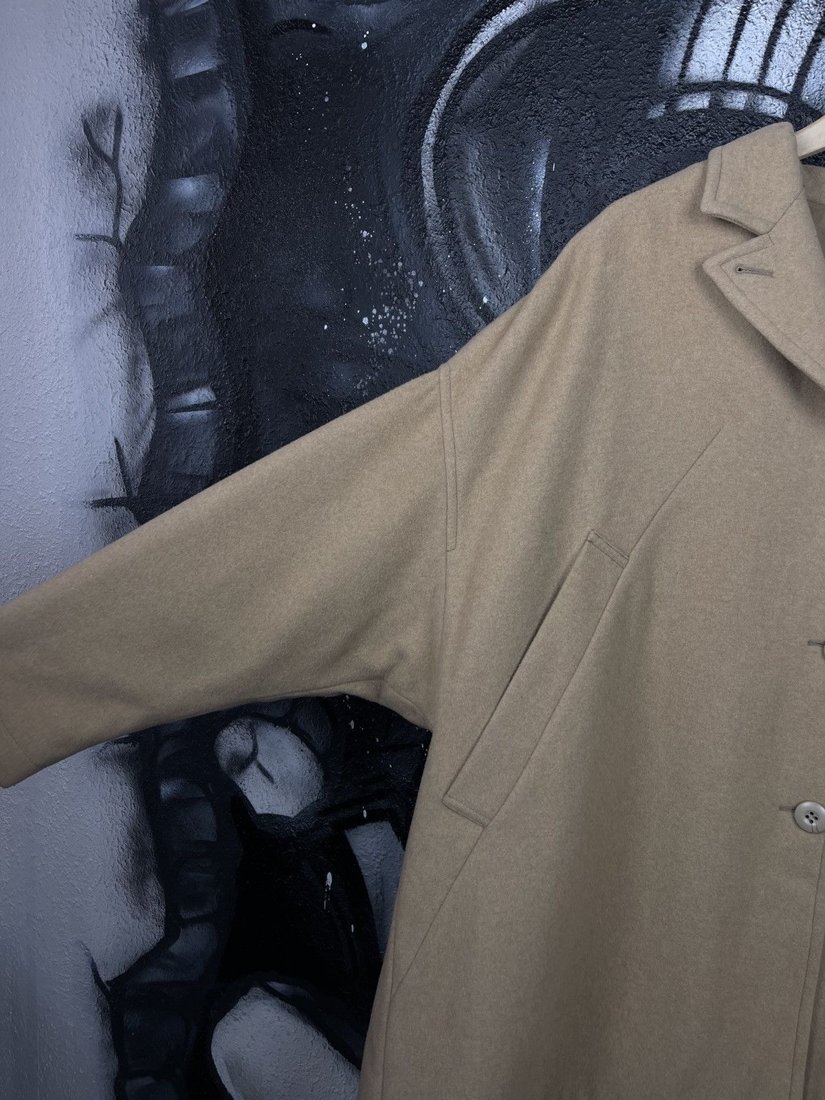 Maison Margiela MM6 Maison Margiela Luxury Beige Oversized Coat Jacket Women’s Size 40 Size S / US 4 / IT 40 - 9 Thumbnail