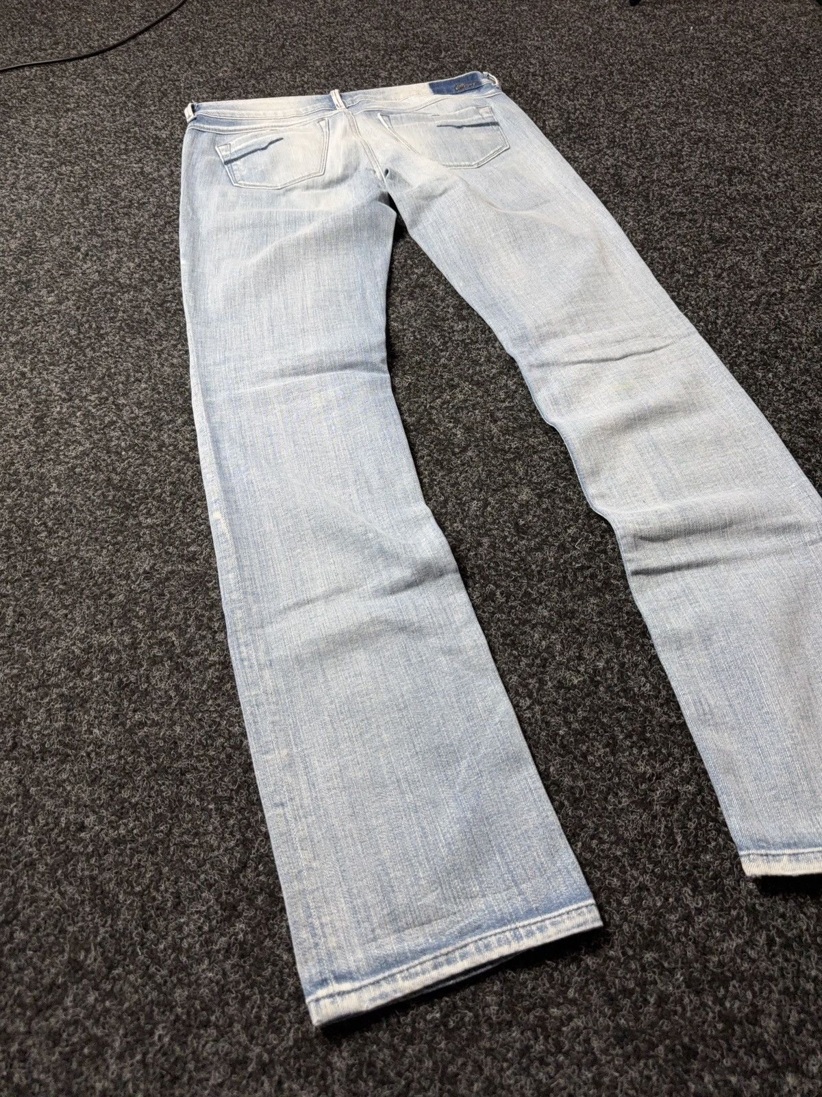 Diesel Luxury 00s Diesel Lowette Y2K Light Wash Slim Straight Jeans Size 30" / US 8 / IT 44 - 12 Thumbnail
