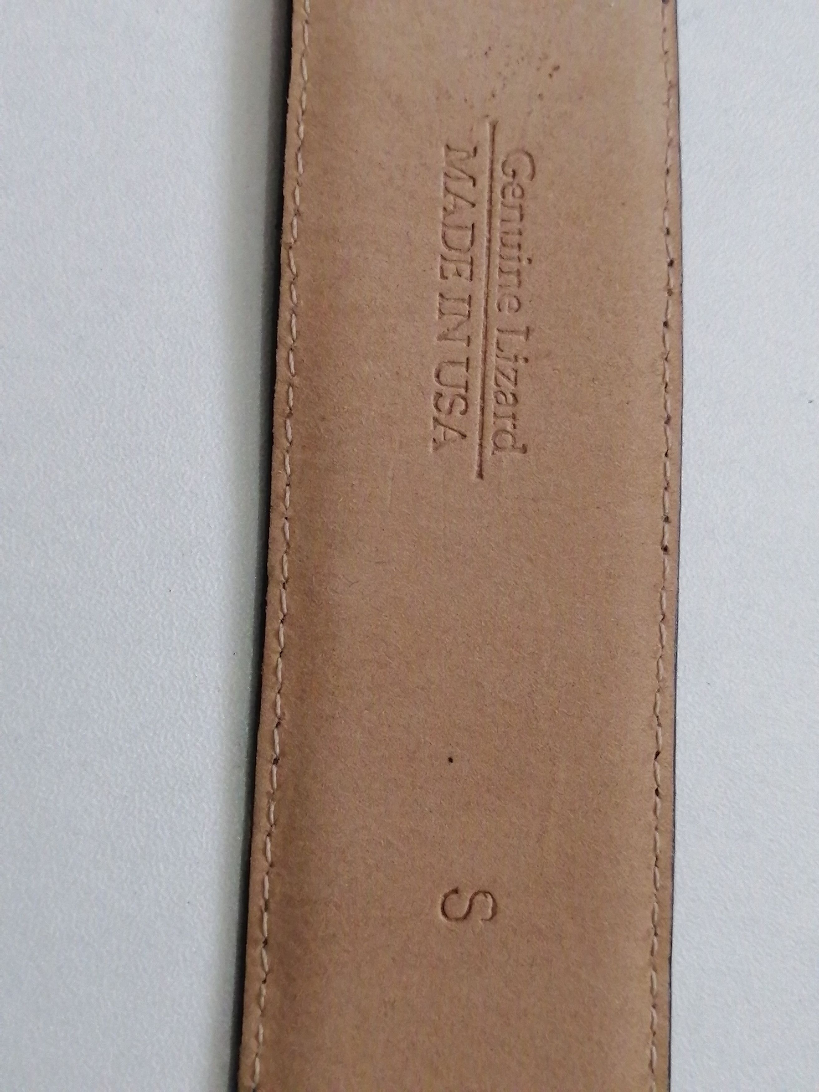 Other KARA ROSS NEW YORK GENUINE LIZARD BELT Size 34 - 7 Thumbnail