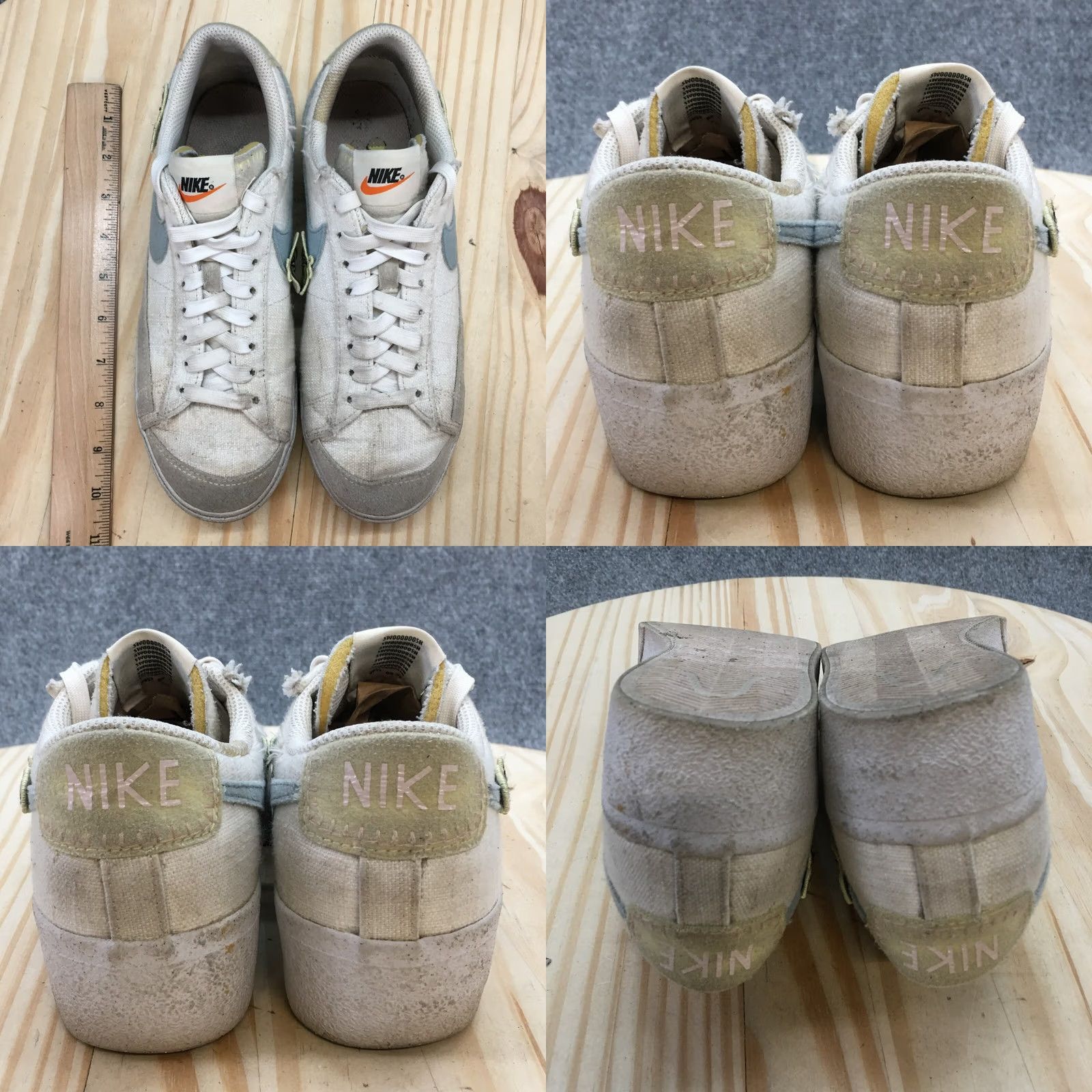 Nike Nike Blazer Low Platform Sneakers Womens 6.5 White DJ6376-100 Next Nature Athletic Shoes Size M / US 6-8 / IT 42-44 - 8 Thumbnail