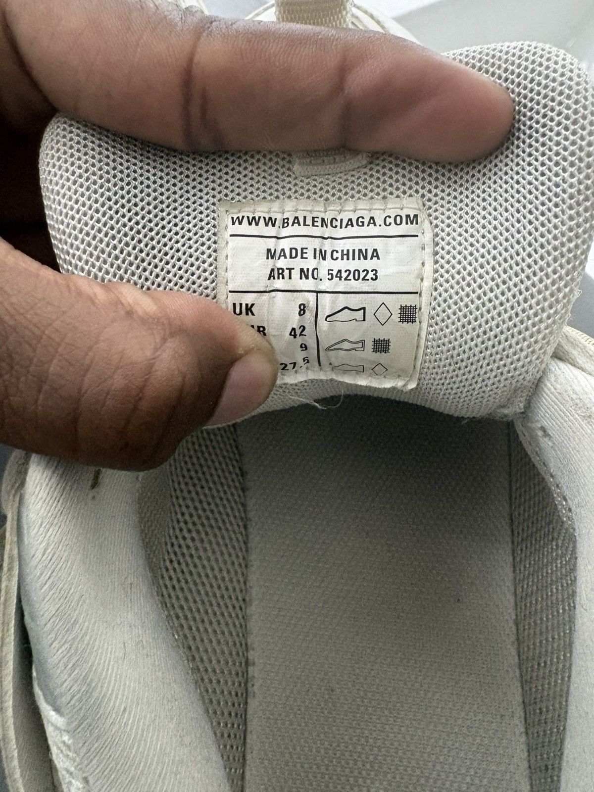 Balenciaga White Balenciaga Tracks Size US 9 / EU 42 - 6 Thumbnail