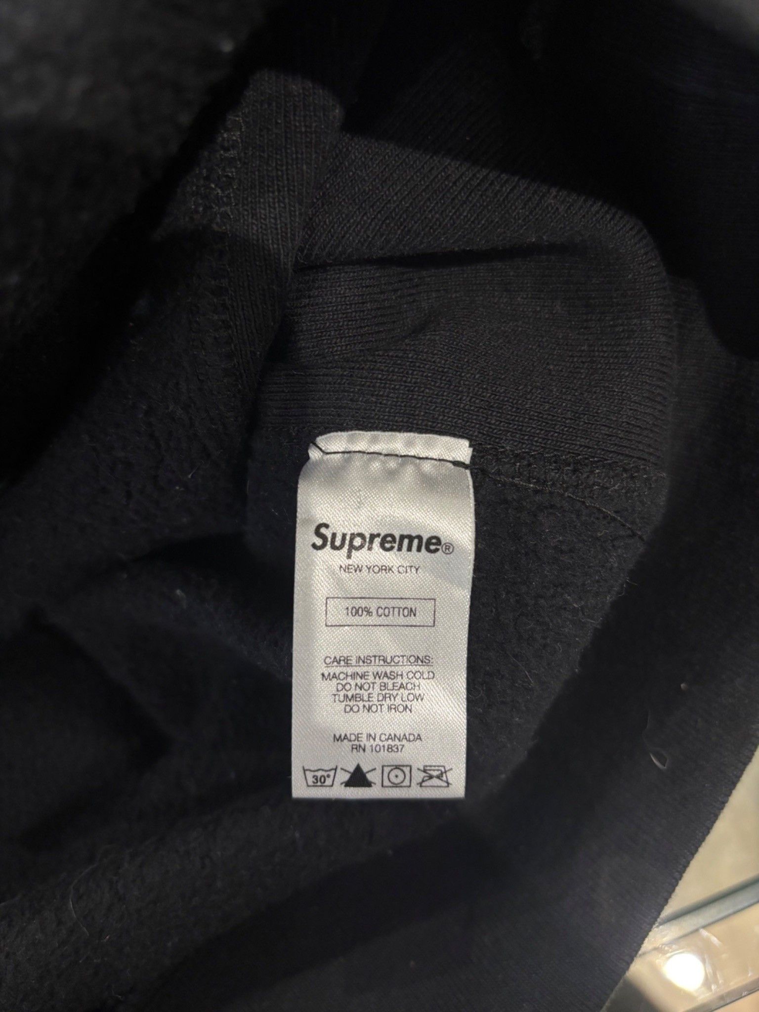 Supreme Supreme S Logo Hooded Sweatshirt Black Size US L / EU 52-54 / 3 - 5 Thumbnail