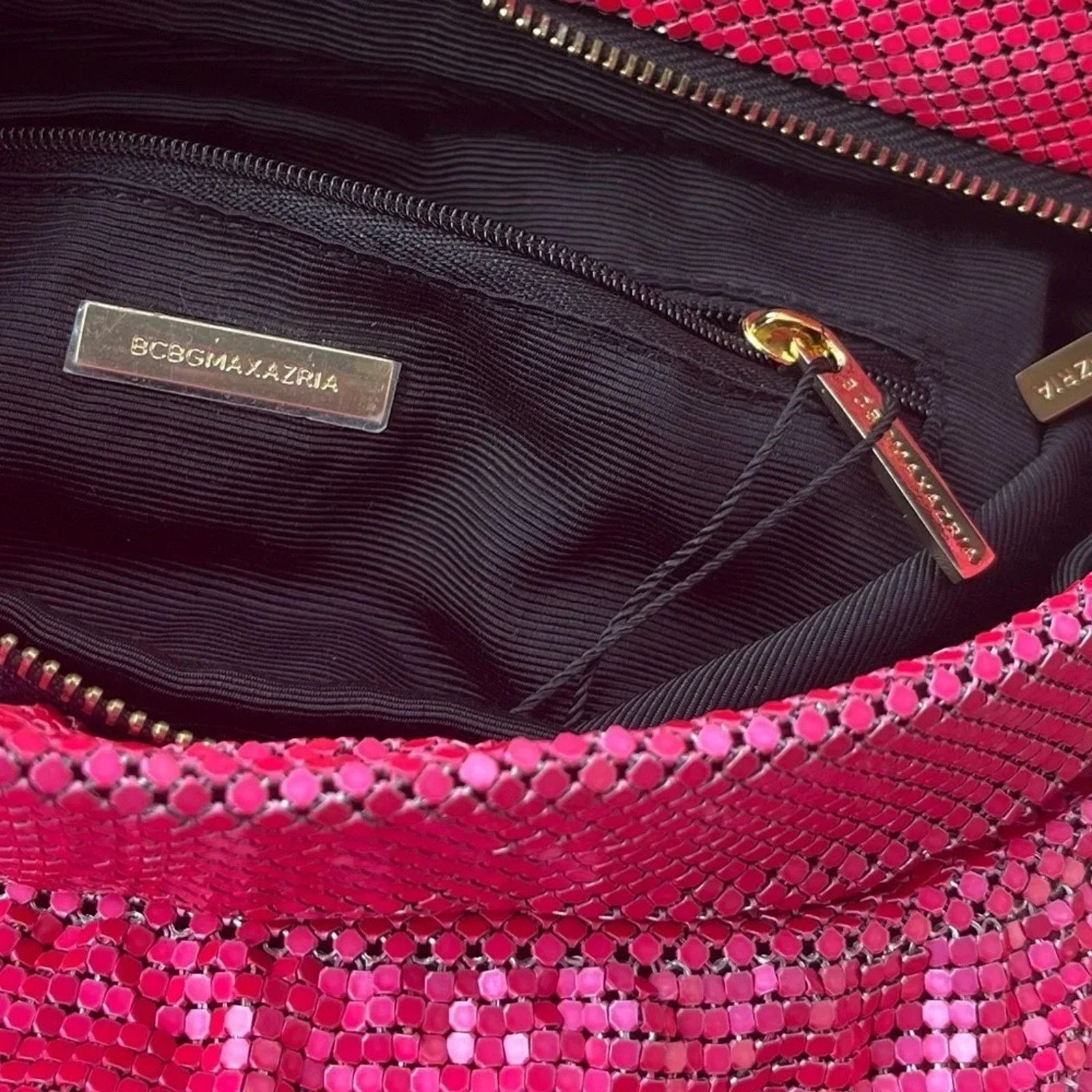 Bcbgmaxazria BCBGMAXAZRIA Brighton clutch, neon pink Size ONE SIZE - 6 Thumbnail