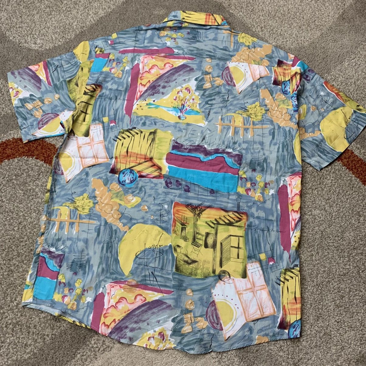 Vintage PIERRE BALMAIN Vintage Shirt Pop Art / Abstract Art Size US L / EU 52-54 / 3 - 6 Thumbnail