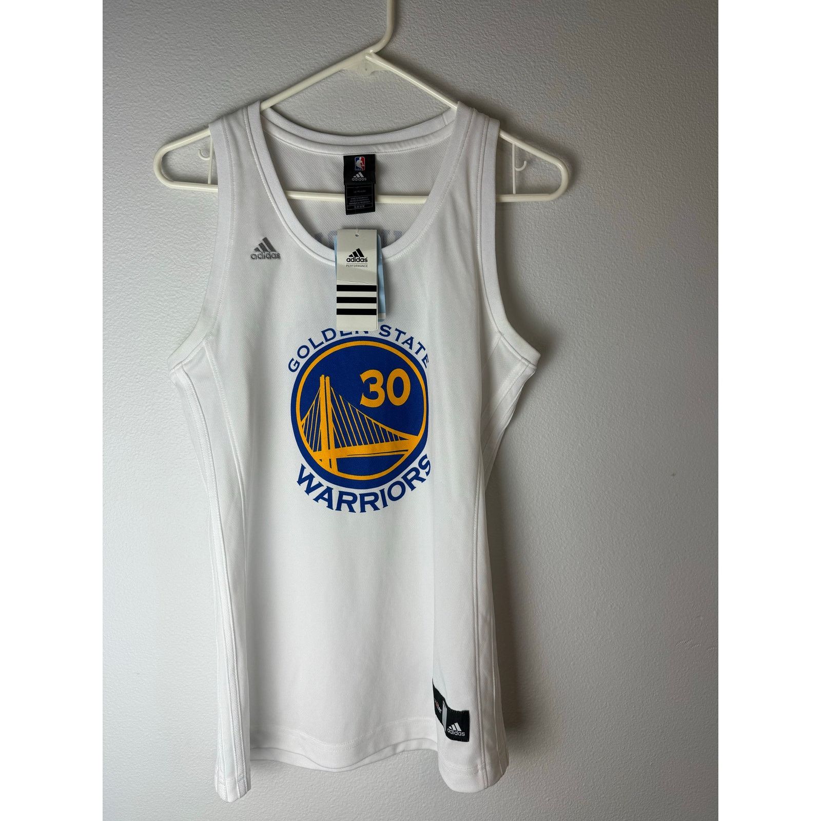 Adidas NWT Steph Curry Golden State Warriors 2015 Womens M ersey Size M / US 6-8 / IT 42-44 - 6 Thumbnail