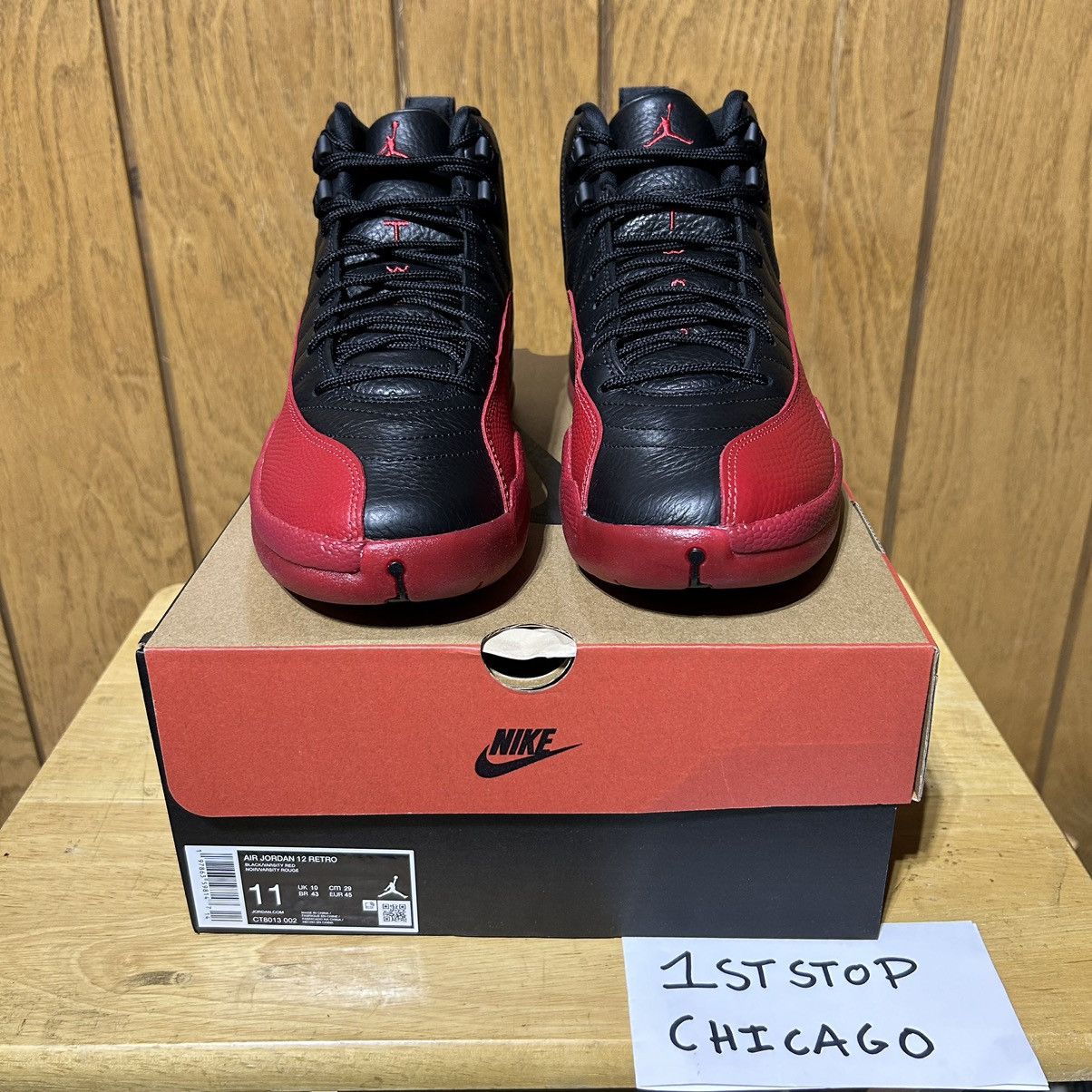 Designer × Jordan Brand × Nike Nike Air Jordan 12 Retro Flu Game 2025 Men’s 11 NEW Size US 11 / EU 44 - 2 Thumbnail