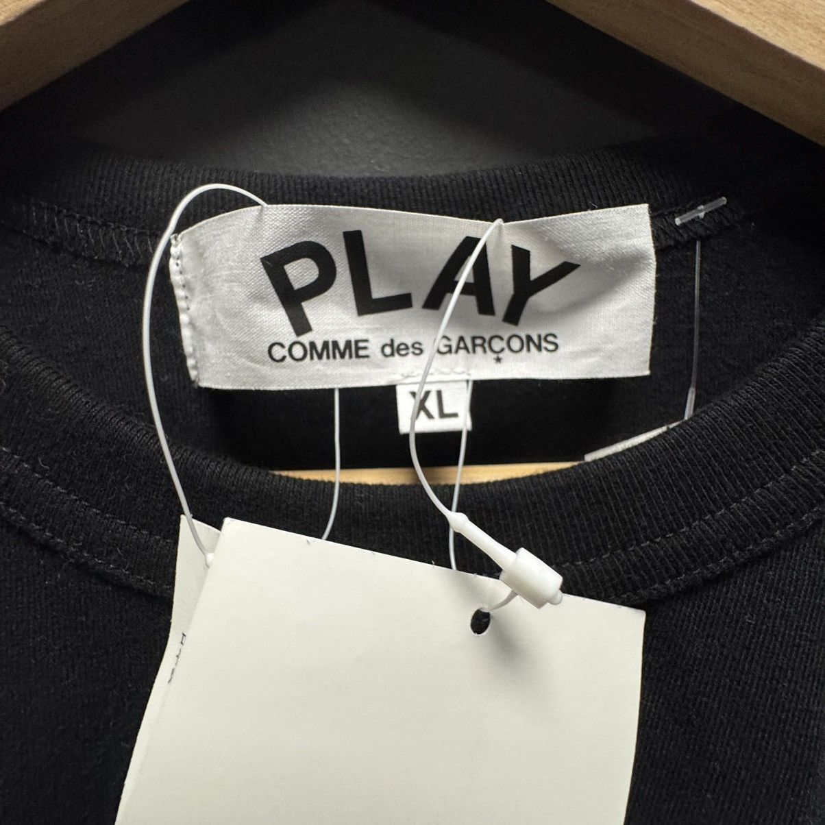 Comme des Garcons Comme des Garcons PLAY Play Red Emblem T-shirt Black Size US XL / EU 56 / 4 - 3 Thumbnail