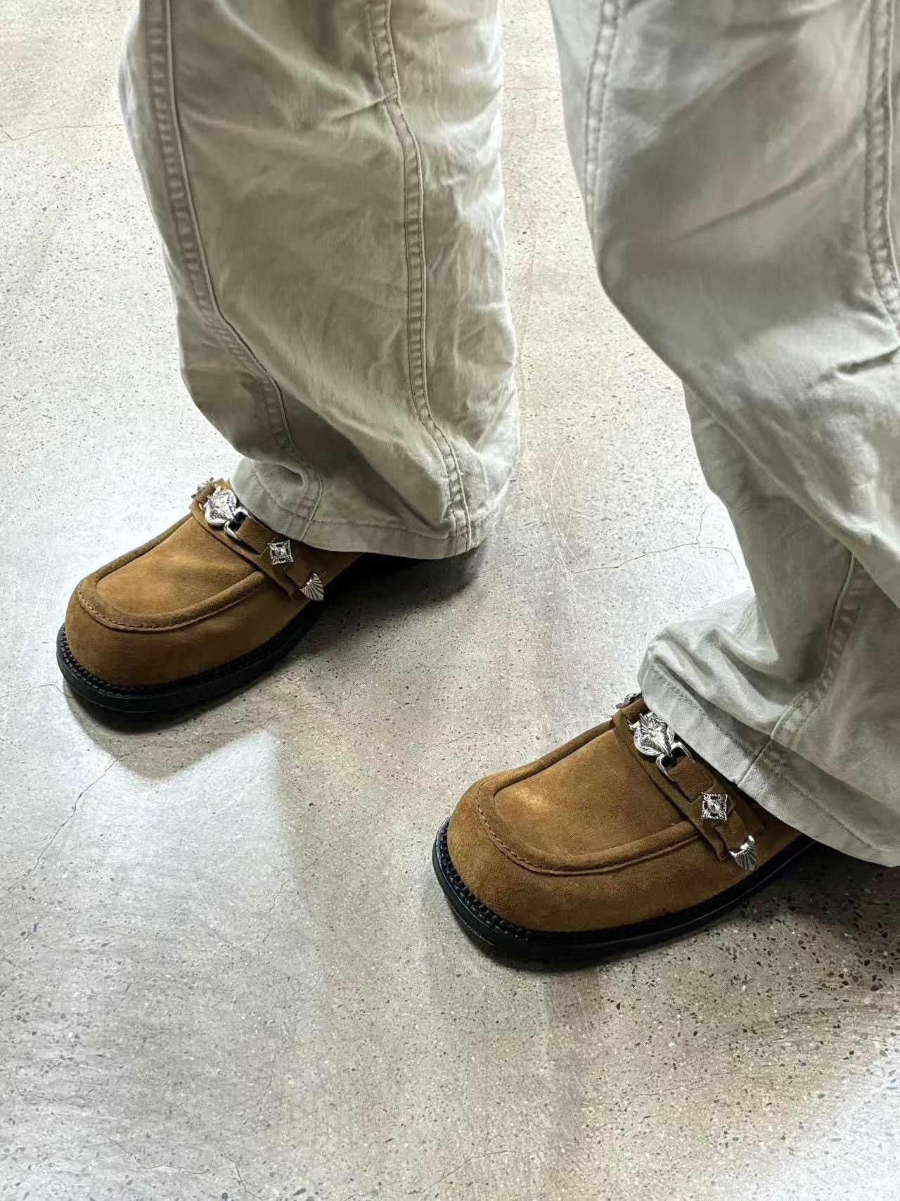TOGA VIRILIS Toga Virilis POLIDO Loafers Suede Leather Size US 11 / EU 44 - 4 Thumbnail
