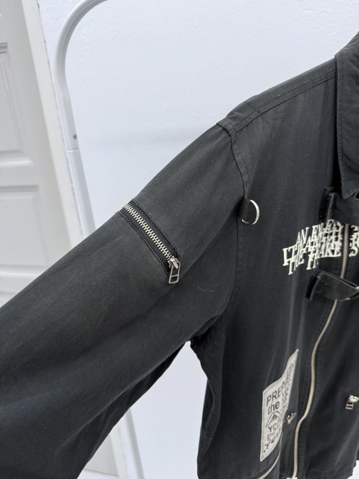 Seditionaries Vintage SLASH NUMBER Multizip Seditionaries Bondage Jacket Size US L / EU 52-54 / 3 - 6 Thumbnail