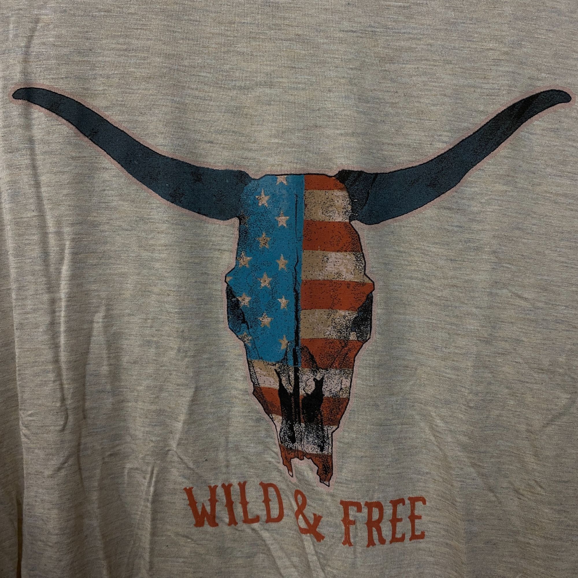 Other Maurices Americana Wild & Free Graphic T-Shirt 1X Size XL / US 12-14 / IT 48-50 - 4 Thumbnail