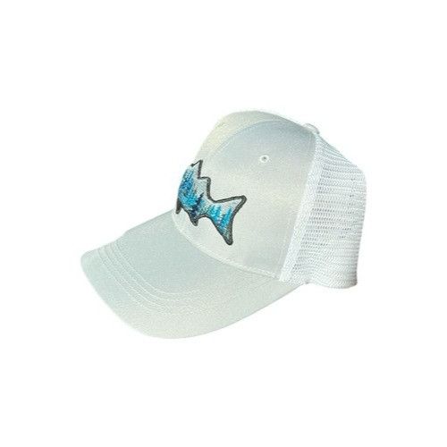 Telluride Telluride Clothing Co Snapback Hat Cap Mesh Gray/ White Fish Size ONE SIZE - 4 Thumbnail