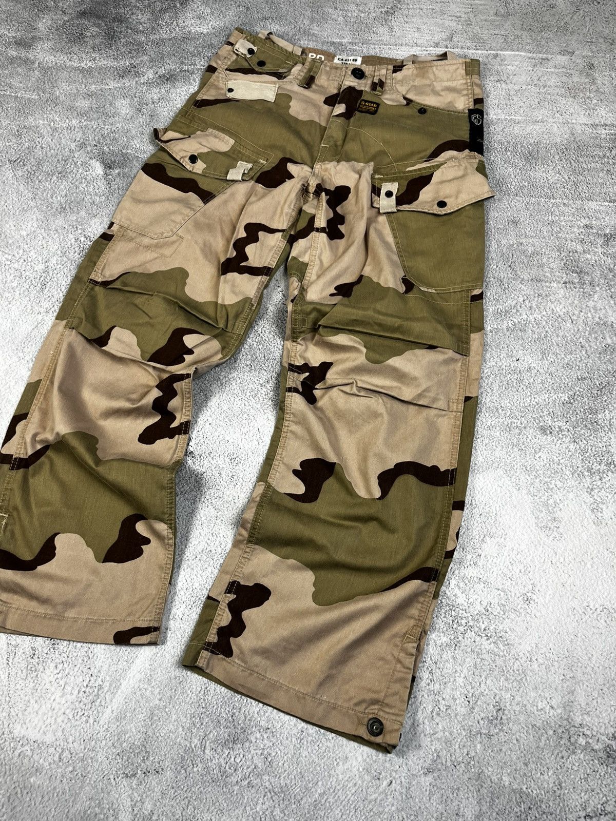 G-Star G star raw cargo camo pants japan streetwear Size US 34 / EU 50 - 13 Thumbnail