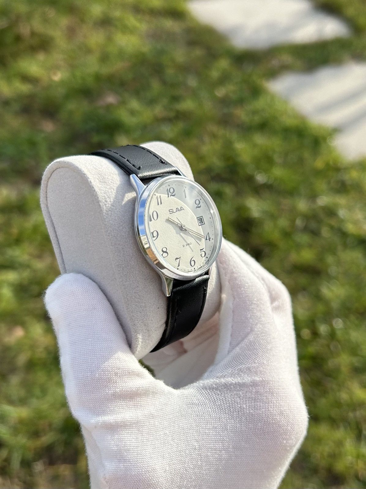 Vintage Vintage Watch Slava Made in USSR Soviet Mechanical 1980s Size ONE SIZE - 14 Thumbnail