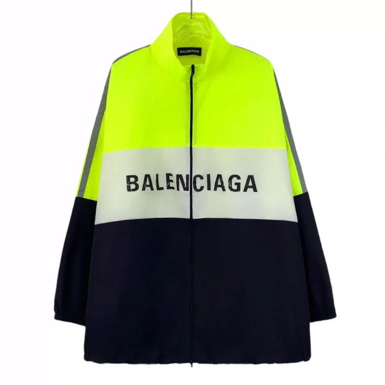 Balenciaga Balenciaga size 37 Color-block monogram print stand-up col Size US S / EU 44-46 / 1 - 1 Thumbnail