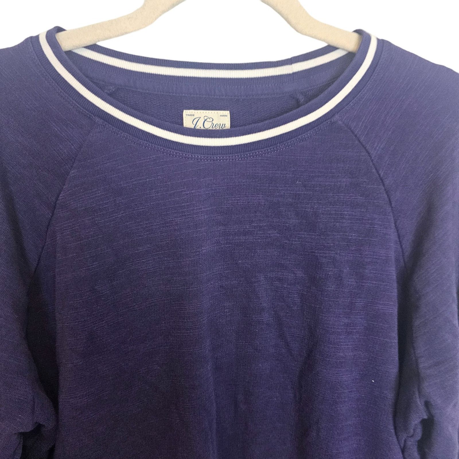 J.Crew J. Crew Womens Vintage Fleece Crew Neck Sweatshirt M Preppy Size M / US 6-8 / IT 42-44 - 3 Thumbnail